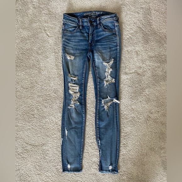 AE Next level Ripped High Waisted Jegging - Picture 6 of 7
